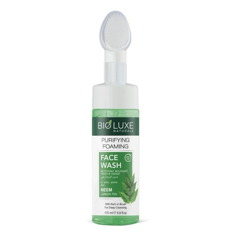 Bioluxe пенка умывашка для лица NEEM + GREEN TEA FOAMING FACE WASH 175ML