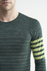 Утеплённая беговая рубашка Craft Fuseknit Comfort Blocked Green мужская