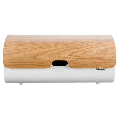 Хлебница 40х20.5х17.5см Legnoart Clibano крышка из дуба