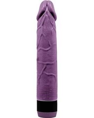 Фиолетовый вибратор-реалистик Adour Club - 22,5 см. - 