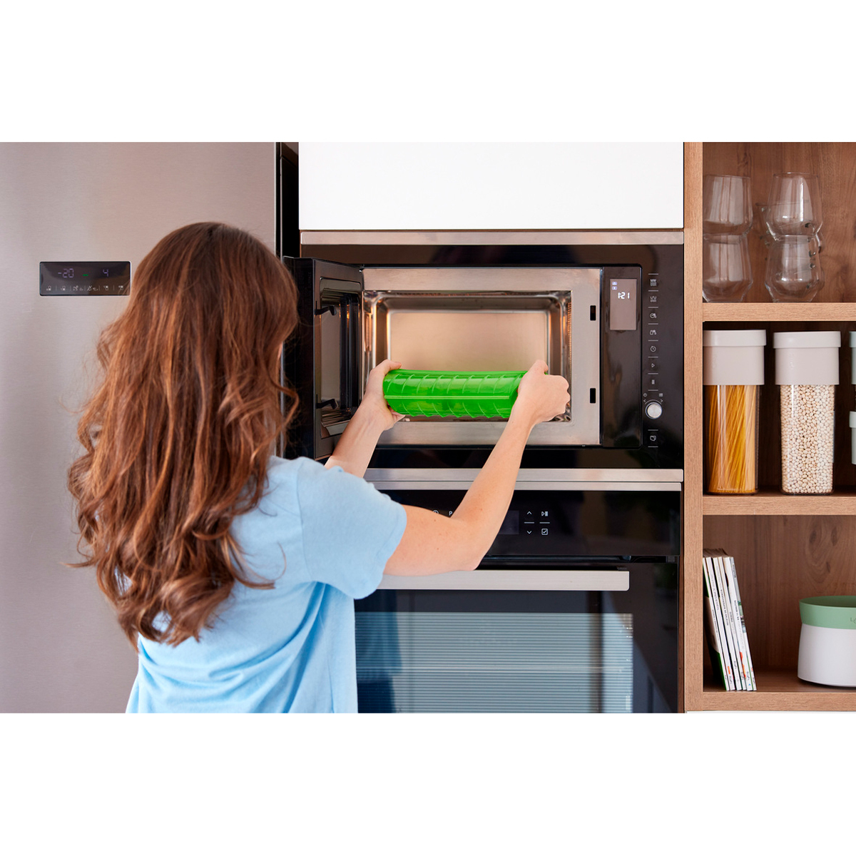 Конверт силиконовый для запекания с паровой вставкой (650 мл), арт. 880186 - фото 2