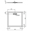 Ультратонкий акриловый квадратный душевой поддон 900x900x25 мм Ideal Standard ULTRAFLAT NEW T4467V3