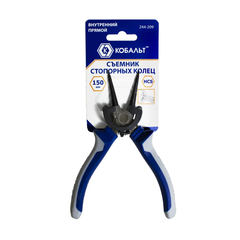 Съемник стопорных колец КОБАЛЬТ внутренний прямой 150 мм, (1 шт.) подвес (Арт. 244-209)
