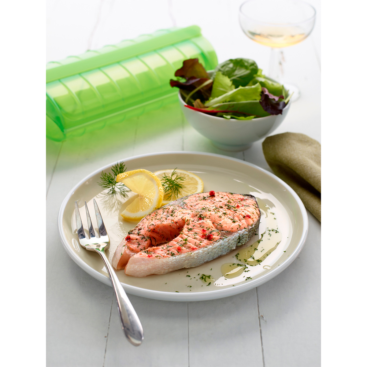 Конверт силиконовый для запекания с паровой вставкой (650 мл), арт. 880186 - фото 3