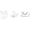 Ideal Standard W806501 СНЯТ IS     W806501 Cantica Биде подвесное