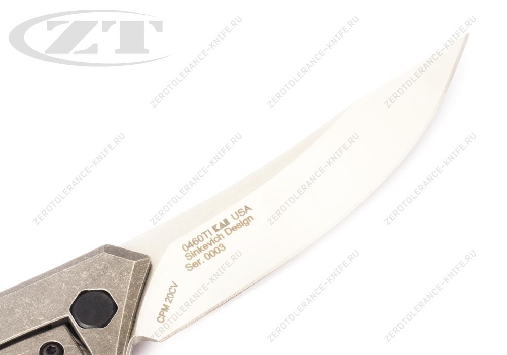 Нож Zero Tolerance 0460Ti First 3 Sinkevich - фотография 