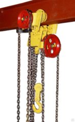 Таль ручная червячная передвижная ТРЧП 10,0 т 6 м