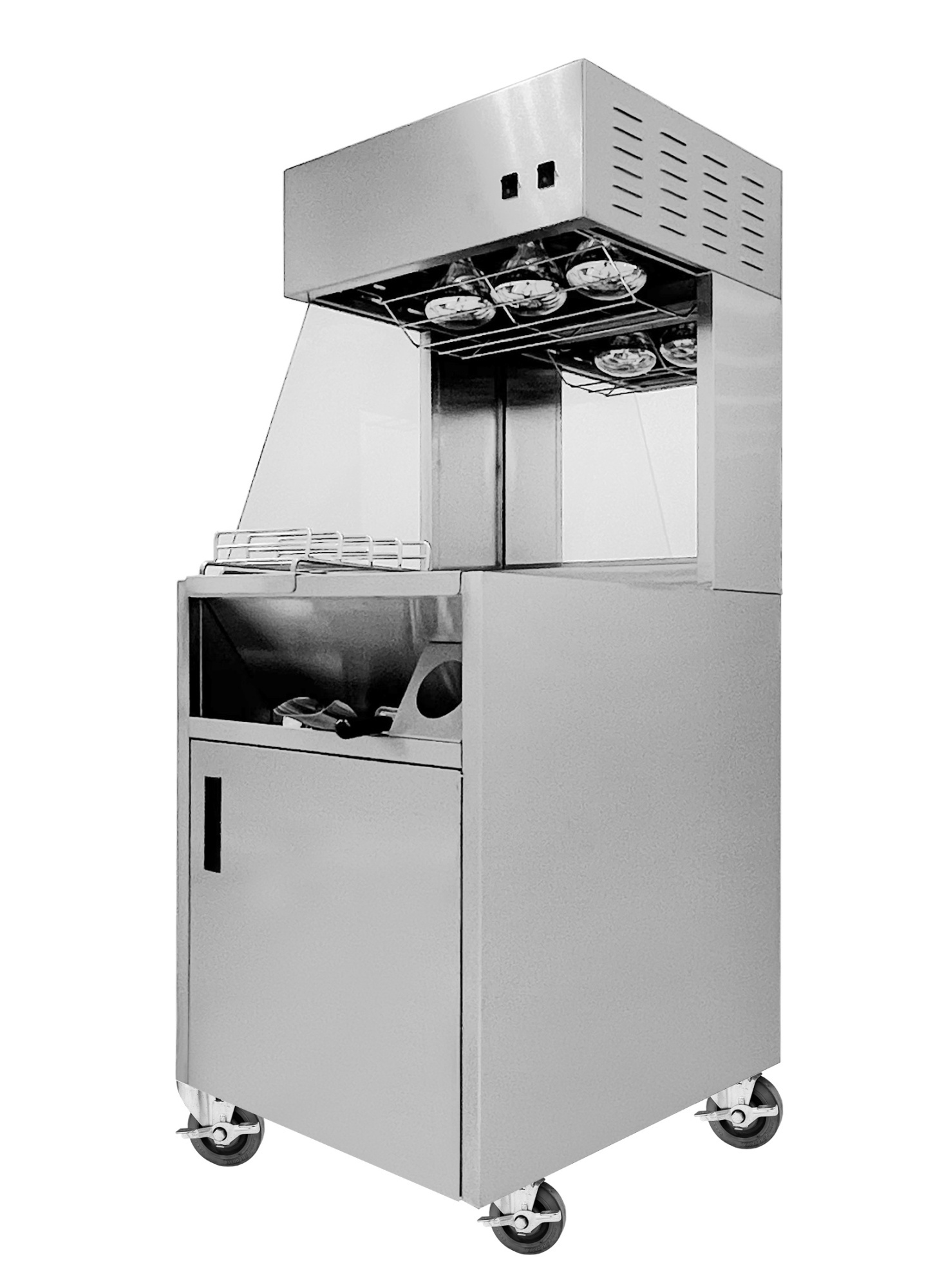 Мармит для картофеля-фри Kocateq DH 80EFF ECO напольный с 4 лампами
