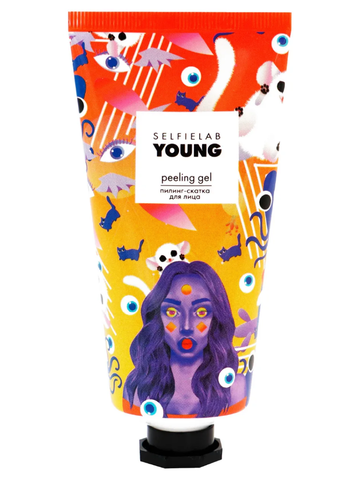 Пилинг-скатка для лица с экстрактами ананаса, клубники и лимона 50мл Young 