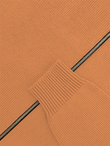 Толстовка на замке из мягкой шерсти