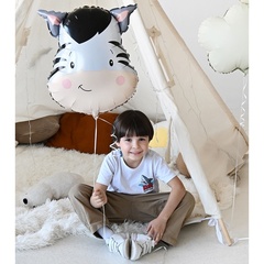 Фигура гелиевая Зебра акварель