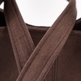 Сумка Саломея 2020 эко-замша шоколад