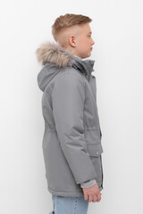 куртка  для мальчика  ВК 36103/3 ГР (122-158)