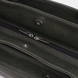 Сумка Саломея 457 македония оливковый + черный