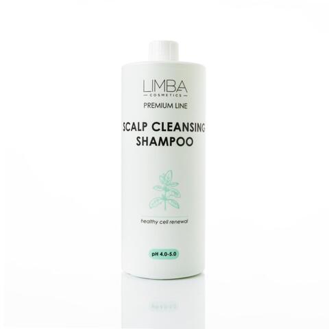 Limba Cosmetics Шампунь для кожи головы PREMIUM LINE MINT SCALP CLEANSING,1000мл (lmb25)