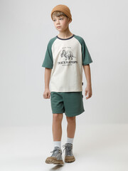 шорты  для мальчика  КР 400862/темно-зеленый 5611 к608