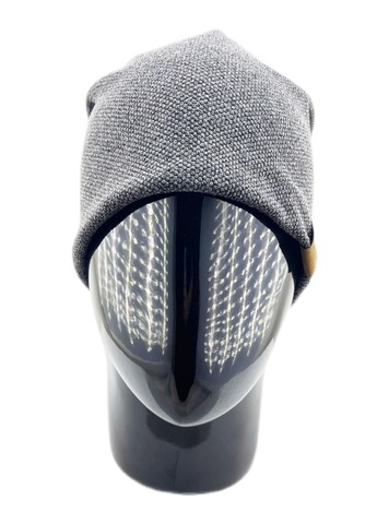 Картинка шапка-бини Skully Wear YZM-760-F grey - 7