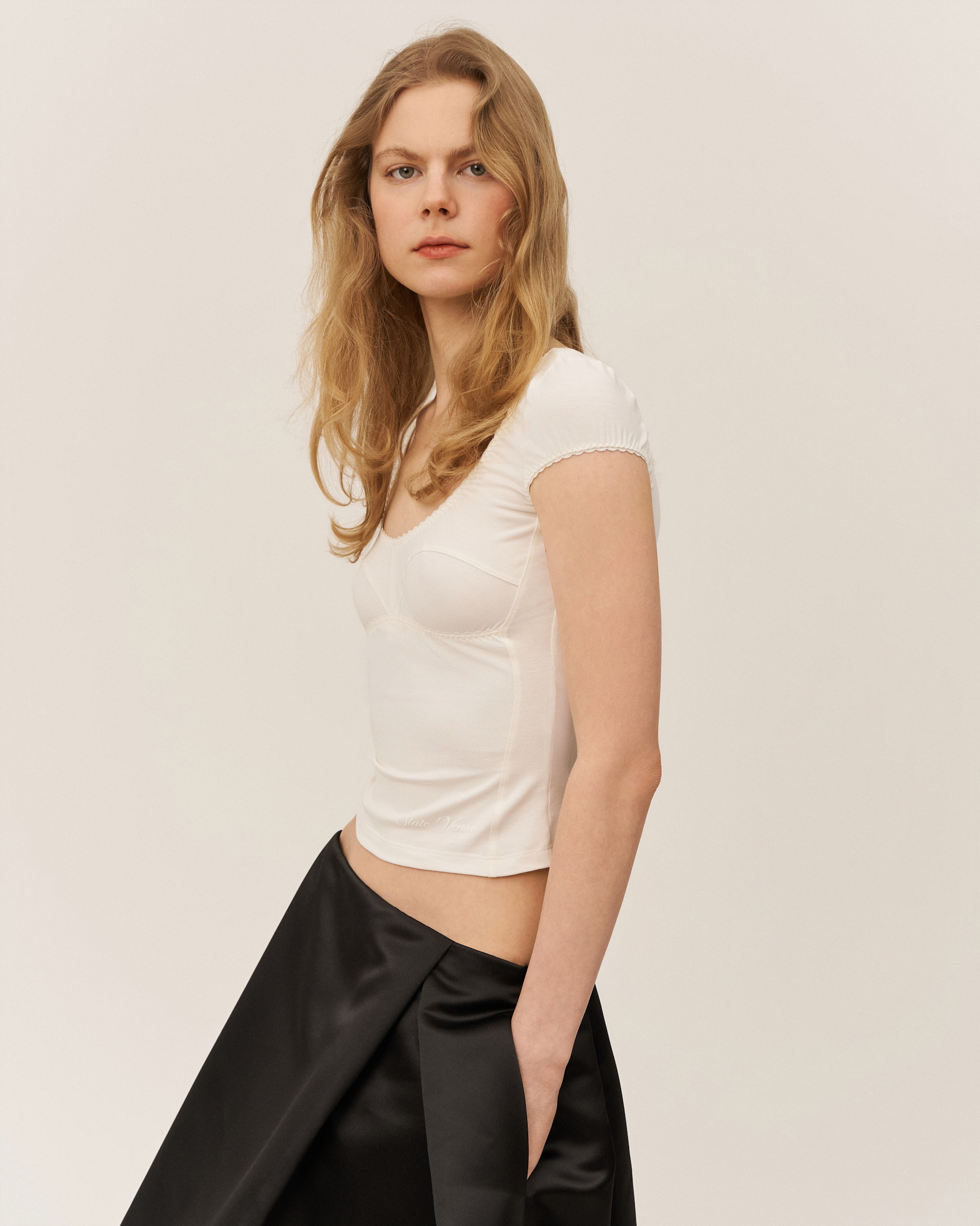 Бельевой стрейч топ