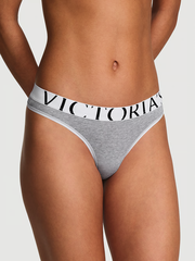 STRETCH COTTON ЛОГО ТРУСИКИ ТАНГА