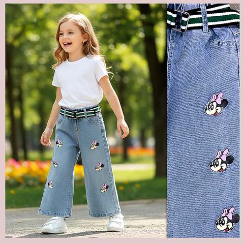 Джинсы девочке (1-6) 260331-LT2526