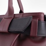 Сумка Саломея 2006 наппа бордо + черный