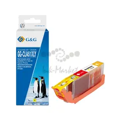 Картридж струйный G&G GG-CLI451XLY желтый (10.2мл) для Canon MG6340, 5440, IP7240