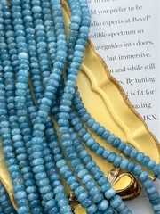 Нить бусин из кварца 8мм, рондель