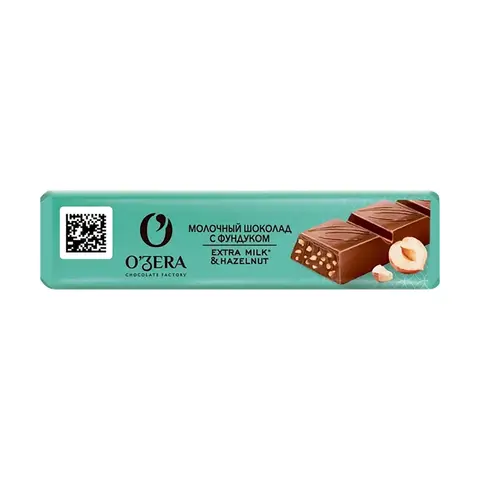 Шоколад Extra milk&Hazelnut 'O'Zera', 45г