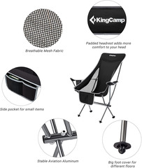 Стул кемпинговый Kingcamp 2015 Ultralight Arm Chair - 2