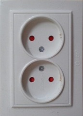 ZERA Розетка бел 700 0200 908 EGP