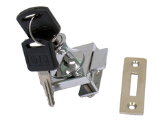 Замок мебельный Кзм-407, 804 хром для 1 двери