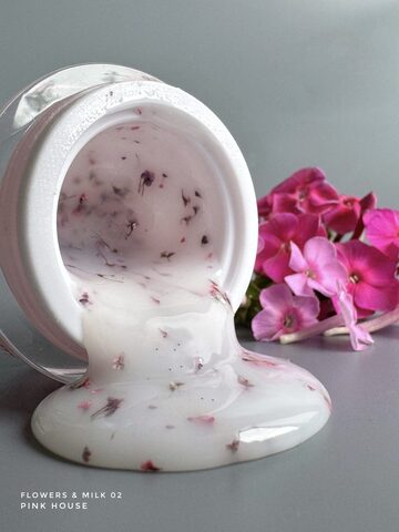 Pink House гель Milk & Flowers 02 violet