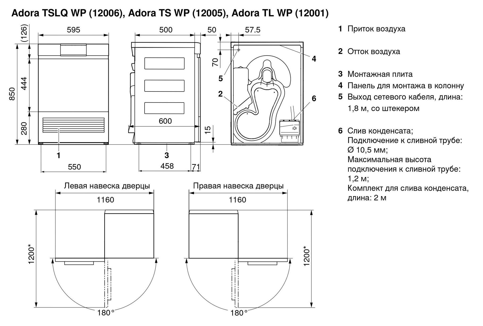 Сушильная машина V-ZUG Adora WTATSLQ WPZ re - купить в Москве на Qkitchen