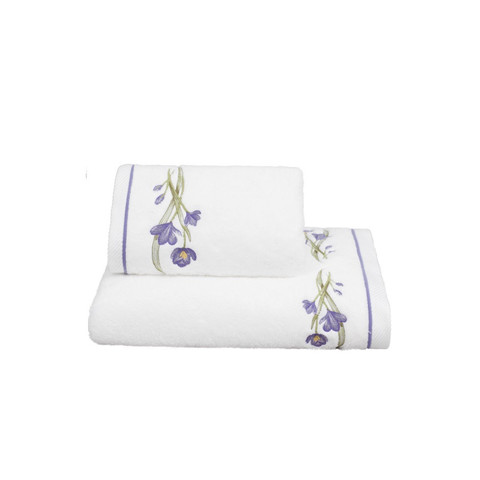 Blossom (лиловое) полотенце махровое Soft Cotton