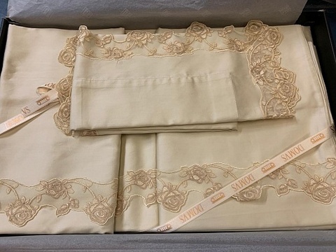 Постельное белье 1.5 спальное Domus 3509 бежевое