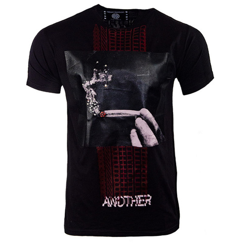 The Saints Sinphony | Футболка мужская ANOTHER DIMENSION BLACK RED TS3365 перед
