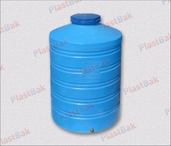 Емкость пищевая вертикальная Пластбак 750 л. (930 л.) Вертикальная (92x92x148см;синий) - арт.556289