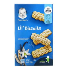 Gerber, Lil 'Biscuits, для детей от 12 месяцев, 126 г