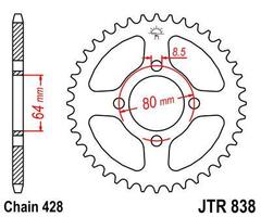 Звезда ведомая JTR838 43