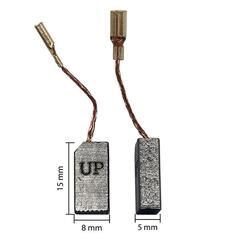 Щетка графитовая UNITED PARTS 5х8х15мм для BOSCH GWS8/9/10-125C/S/CE (аналог 1619P11715) (10шт)