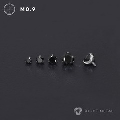 Cubic Zirconia Black