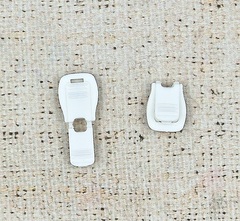 Наконечник "Крокодил", р. 1,5х2 см, белый