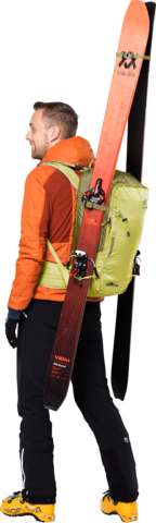 Картинка рюкзак для сноуборда Deuter Freerider 30 Sprout/Cactus - 10