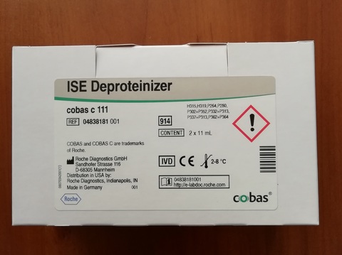 ИСЭ - депротеинизатор cobas с 111 (ISE Deproteinizer cobas с 111) 2х11мл, Roche Diagnostics GmbH, Германия.