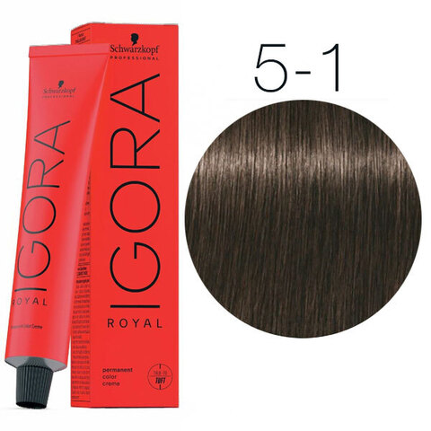 Schwarzkopf Igora Royal New 5-1 (Светлый коричневый сандрэ) - Краска для волос