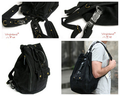 Винтажный рюкзак из ткани Virginland 940