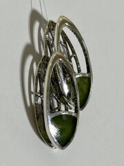 Рига (серьги  из серебра)