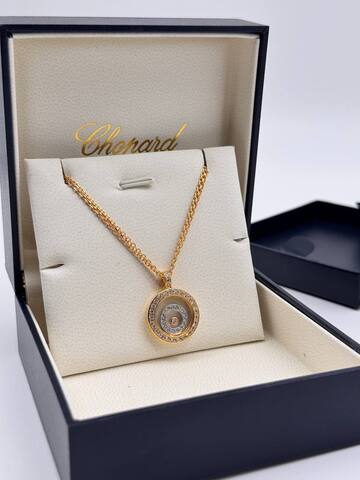 Кулон Chopard золотой с цепью