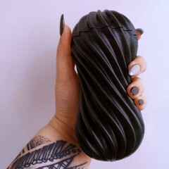Мастурбатор Rocky Black TENGA FLEX
