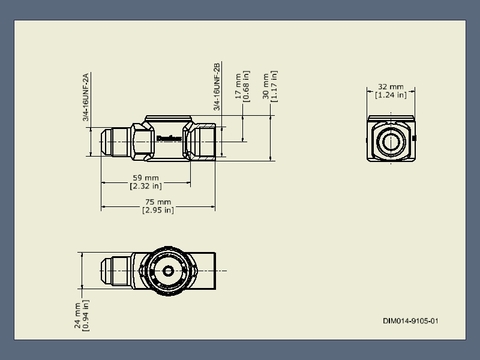 Danfoss 014-0025 Смотровое стекло SGI 12